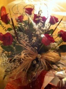 Thanks to my hubby for some beautiful flowers!